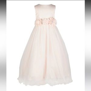 Pink flower girl dress size 8